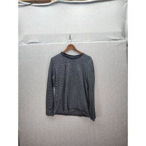 Michael Kors Mens Medium Long Sleeve Cotton Sweater Gray & Blue